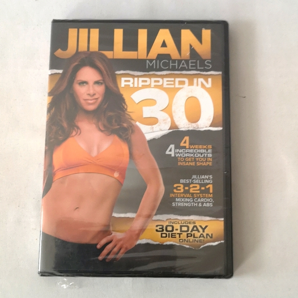 Jillian Michaels Ripped in 30 Minutes DVD Sealed and Brand New